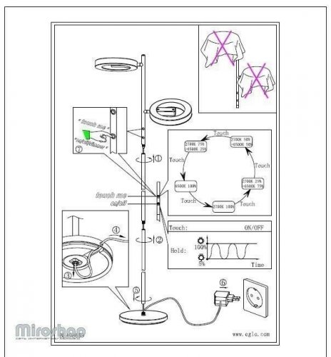 Торшер Eglo 96659 Alvendre (96068)