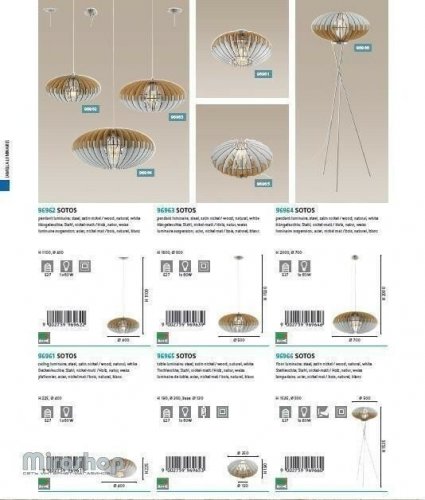 Торшер Eglo 96966 Sotos (96073) 