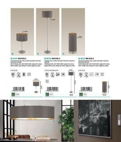 Торшер Eglo 95172 Glossy (83212)