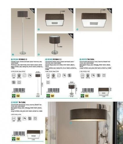 Торшер Eglo 95344 Romao 2 (90029)