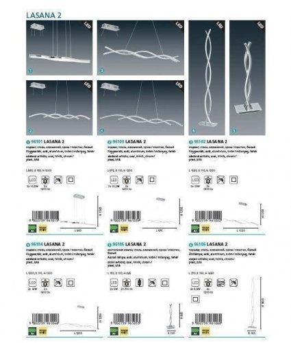 Торшер Eglo 96106 Lasana 2 (89510)