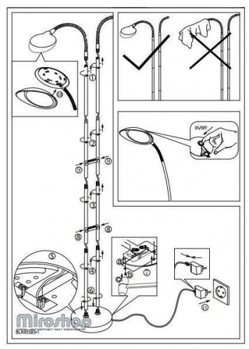 Торшер Eglo 93585 Canetal 1 (93585)