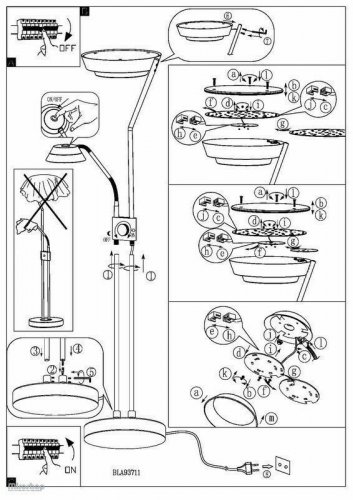 Торшер Eglo 93713 Sarrione (69381)