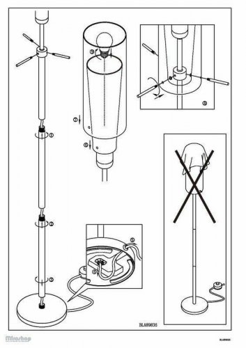 Торшер Eglo 89836 Pinto (37895)
