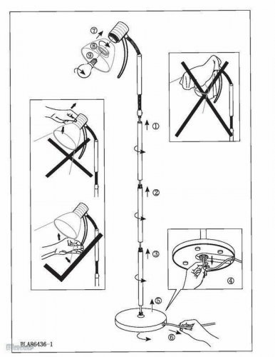 Торшер Eglo 86431 Prince 1 (37786)