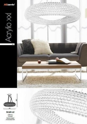 Люстра Azzardo AZ0289 Acrylio XXL (LP6012-XL-CH-CL-WH) (15500)