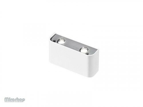 Бра Azzardo AZ0762 Ginno 2 (white/aluminium) (GM1200-WH-ALU) (76078)