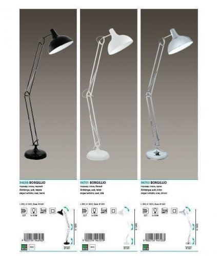 Торшер Eglo 94701 Borgillio (83095)