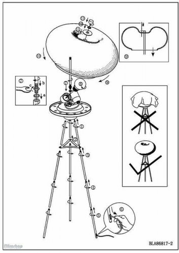 Торшер Eglo 86817 Optica (37797)