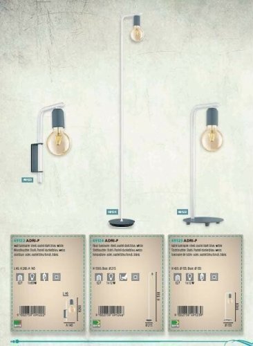 Торшер Eglo 49124 Adri (12824)