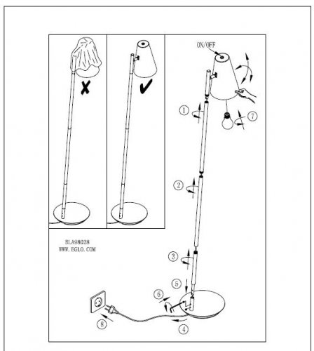 Торшер Eglo 98028 ARASI (14917)