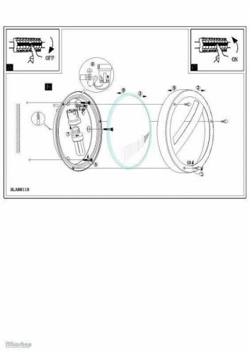 Вуличний світильник Eglo 88119 Sevilla (34787)