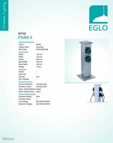 Блок Eglo 90748 Park 4 (39821)