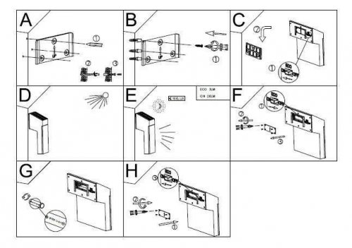 Вуличний світильник Eglo 97339 Lunano (14457)
