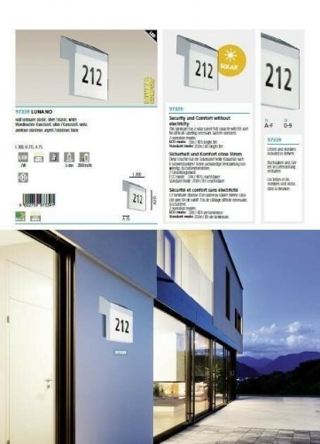 Вуличний світильник Eglo 97339 Lunano (14457)