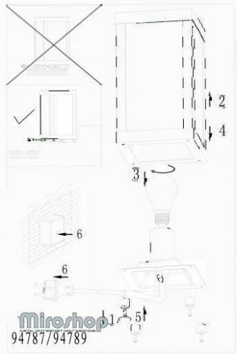 Настільна лампа Eglo 94787 Alamonte (84112) 