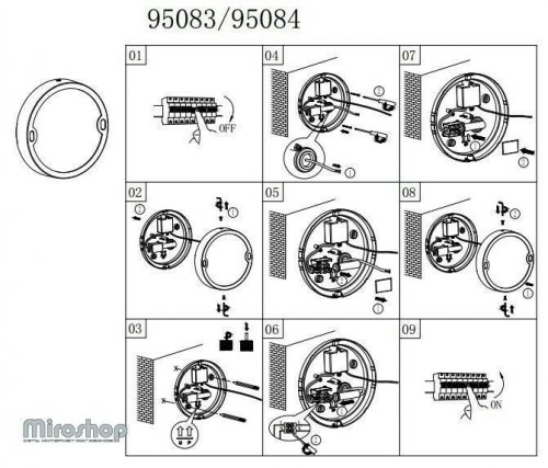 Вуличний світильник Eglo 95084 Alfena-R (85084)