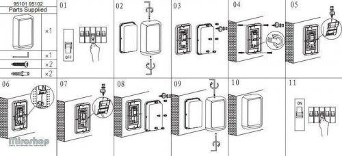 Вуличний світильник Eglo 95105 Trosona (95105)