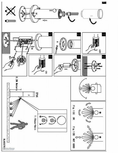 Вуличний світильник Eglo 83279 Helsinki (34676)