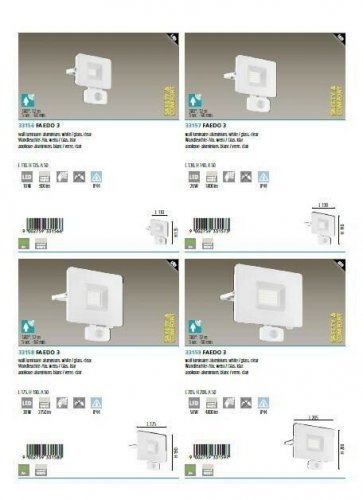 Вуличний світильник Eglo 33156 Faedo (14465)