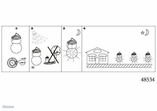 Вуличний світильник Eglo 48534 Solar