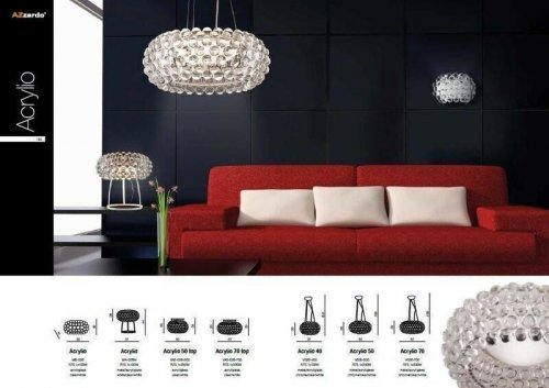 Люстра Azzardo AZ0053 Acrylio 50 top (VA5026-500-CL-WH) (15700)