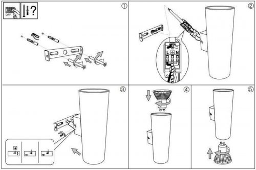 Бра Ideal Lux HOT AP2 BRUNITO (164823) (22871)