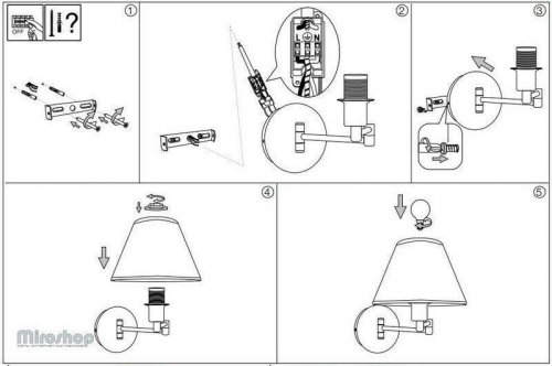 Бра Ideal Lux BEVERLY AP1 CROMO (126784) (93734)
