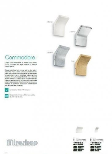 Бра Ideal Lux COMMODORE AP2 BIANCO (125923) (93979)