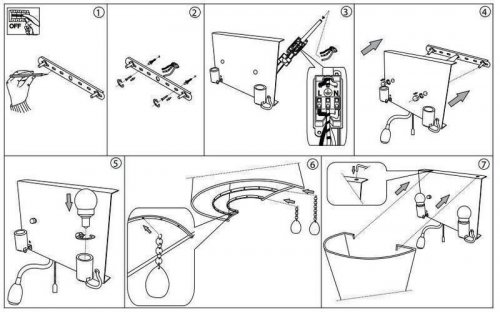 Бра Ideal Lux OPERA AP3 BIANCO (068268) (56339)