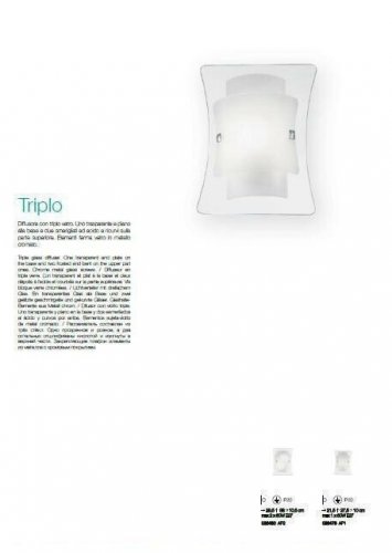 Бра Ideal Lux TRIPLO AP2 (026480) (41867)