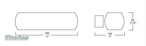 Світильник настінний Ideal Lux MORIS AP2 BIANCO (034546) (48741)