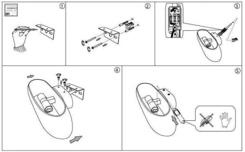 Світильник настінний Ideal Lux MORIS AP2 BIANCO (034546) (48741)