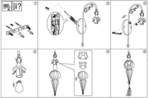 Бра Ideal Lux HAMMAM AP1 (139593) (13100)