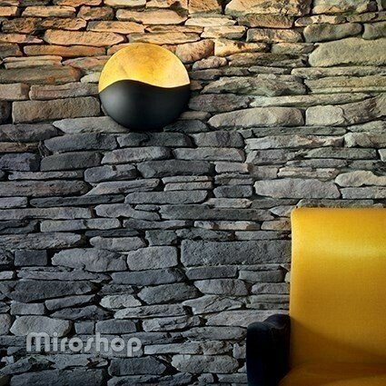 Бра Ideal Lux SUNRISE AP4 NERO E ORO (133300) (94019) 