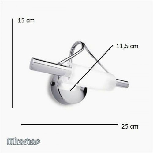 Бра Ideal Lux LUCCIOLA AP1 CROMO (013275) (48605)