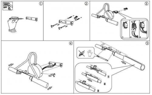 Бра Ideal Lux LUCCIOLA AP1 CROMO (013275) (48605)
