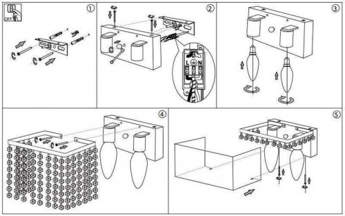 Бра Ideal Lux PHOENIX AP2 BIANCO (115696) (87807)