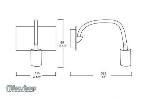 Бра Ideal Lux DYNAMO AP1 CROMO (031460) (48425)