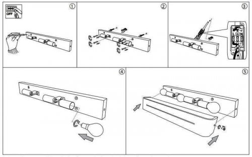 Світильник настінний Ideal Lux POSTA AP3 ALLUMINIO (009933) (48840)
