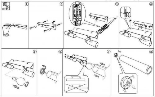 Світильник настінний Ideal Lux CAMERINO AP3 (027098) (41853)