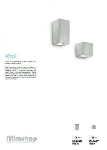 Бра Ideal Lux KOOL AP2 (141275) (93985)