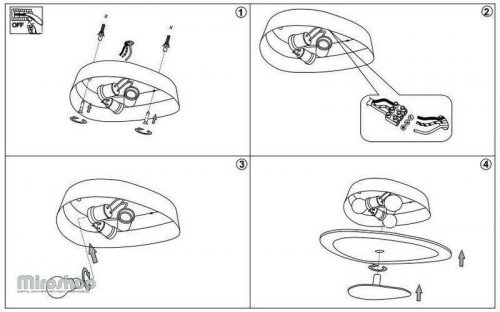 Бра Ideal Lux GEKO PL3 (018508) (81218)