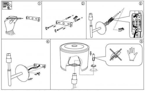 Бра Ideal Lux HILTON AP1 (075471)