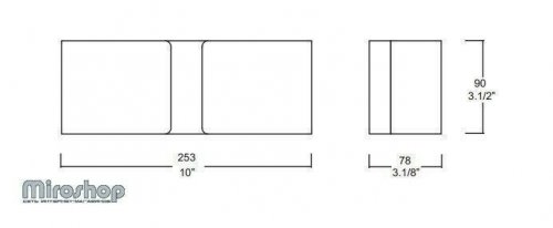 Світильник настінний Ideal Lux CLIP AP2 MINI ORO (091129) (67445)