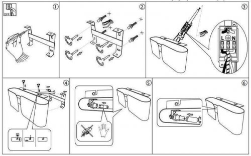 Світильник настінний Ideal Lux CLIP AP2 MINI ORO (091129) (67445)