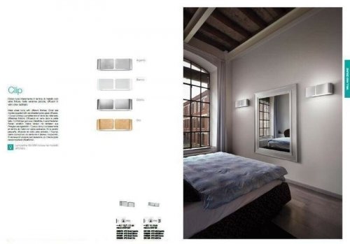 Світильник настінний Ideal Lux CLIP AP2 MINI ORO (091129) (67445)