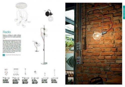 Бра Ideal Lux RADIO AP1 CROMO (119427) (87811)