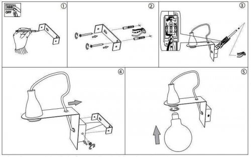 Бра Ideal Lux MINIMAL AP1 BIANCO (045191) (48702)