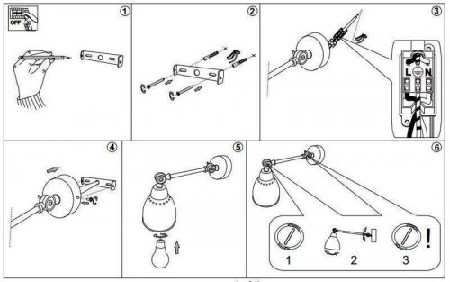 Бра Ideal Lux NEWTON AP1 NICKEL (016399) (81298)